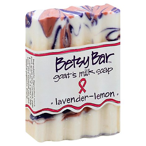 Betsy Bar Goats Milk Soap Lavender Lemon - 3 Oz