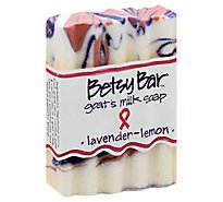 Betsy Bar Goats Milk Soap Lavender Lemon - 3 Oz