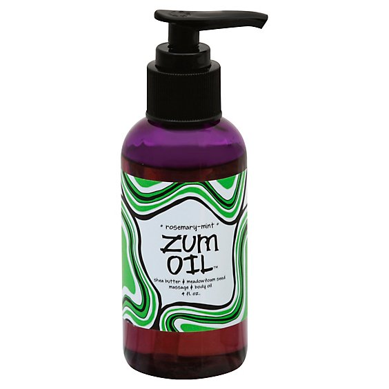 Zum Oil Massage & Body Oil Rosemary-Mint - 4 Fl. Oz.