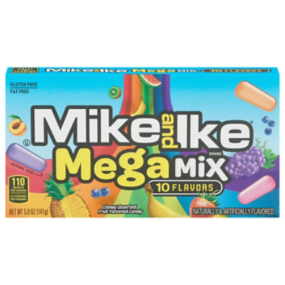 Mike and Ike Candies Mega Mix 10 Flavors - 5 Oz - Image 3