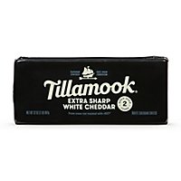 Tillamook Extra Sharp White Cheddar Cheese Block - 2 Lb - Image 1