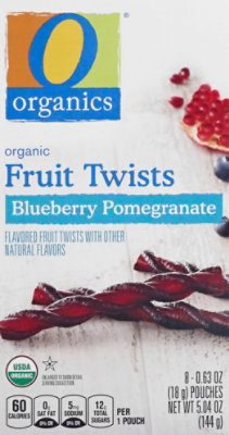 O Organics Organic Fruit Twists Blueberry Pomegranate - 8-0.63 Oz - Image 2