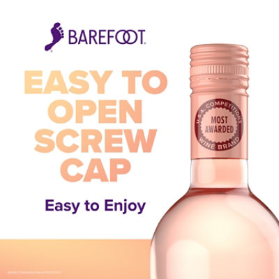 Barefoot Cellars Rose Wine - 750 Ml - Image 4