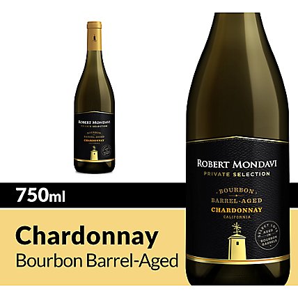 Robert Mondavi Private Selection Bourbon Barrel Aged Chardonnay White Wine - 750 Ml - Image 1