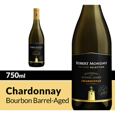 Robert Mondavi Private Selection Bourbon Barrel Aged Chardonnay White Wine - 750 Ml