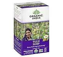 Organic India True Wellness Tulsi Sleep Tea Organic Caffeine-Free 18 Count - 1.14 Oz
