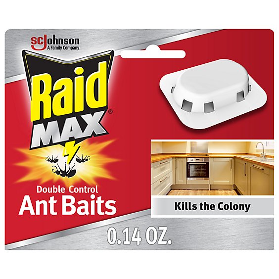 Raid Max Double Control Ant Baits - 4 Oz