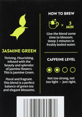 Choice Organic Teas Green Tea Organic Jasmine Green - 16 Count - Image 5