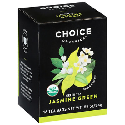 Choice Organic Teas Green Tea Organic Jasmine Green - 16 Count - Image 2