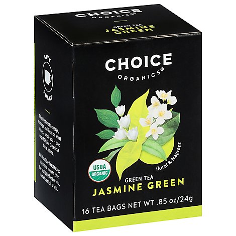 Choice Organic Teas Green Tea Organic Jasmine Green - 16 Count