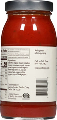 Organico Bello Pasta Sauce Organic Tomato Basil - 25 Oz - Image 6