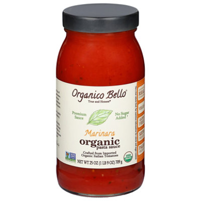 Organico Bello Pasta Sauce Organic Marinara - 25 Oz - Image 3