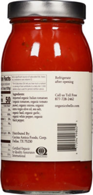 Organico Bello Pasta Sauce Organic Marinara - 25 Oz - Image 6