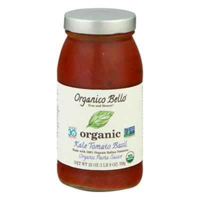 Organico Bello Pasta Sauce Organic Kale Tomato Basil - 25 Oz - Image 1
