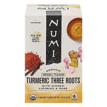 Numi Organic Tea Turmeric Three Roots - 1.42 Oz - Image 3
