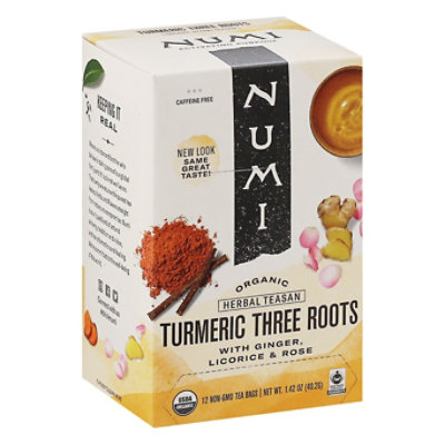 Numi Organic Tea Turmeric Three Roots - 1.42 Oz