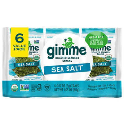 Gimme Seaweed Rstd Sslt Organic - 1.02 Oz