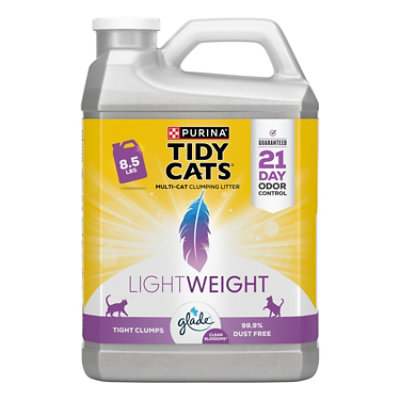 Purina Tidy Cats Glade Clean Blossoms Tough Odor Solutions Cat Litter - 8.5 Lbs - Image 1