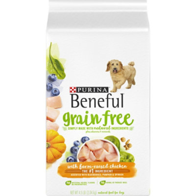 Beneful Grain Free Chicken Dry Dog Food - 4.5 Lb