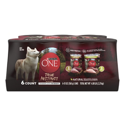 Purina ONE True Instinct Turkey & Venison Wet Dog Food - 6-13 Oz