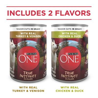 Purina ONE True Instinct Turkey & Venison Wet Dog Food - 6-13 Oz - Image 4