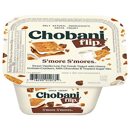 Chobani Flip Low-Fat Greek Yogurt S'more S'mores - 4.5 Oz - Image 3