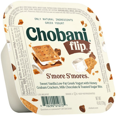 Chobani Flip Low-Fat Greek Yogurt S'more S'mores - 4.5 Oz