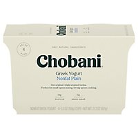 Chobani Yogurt Greek Non-Fat Plain - 4-5.3 Oz - Image 2