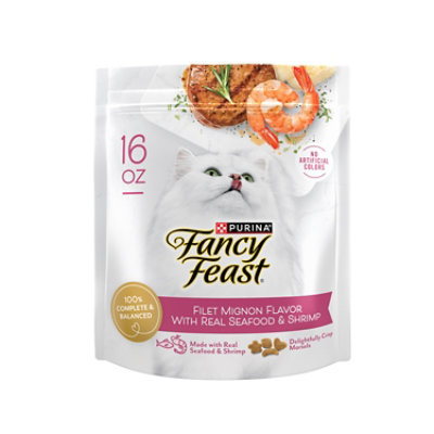 Fancy Feast Filet Mignon With Seafood And Shrimp Cat Dry Food - 16 Oz