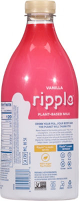 Ripple Milk Nutritious Plant-Based Vanilla - 48 Fl. Oz. - Image 6