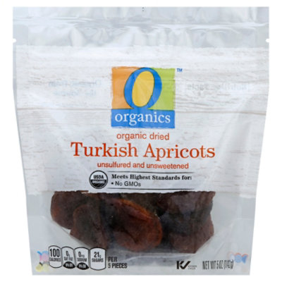 O Organics Apricots Turkish Dried - 5 Oz