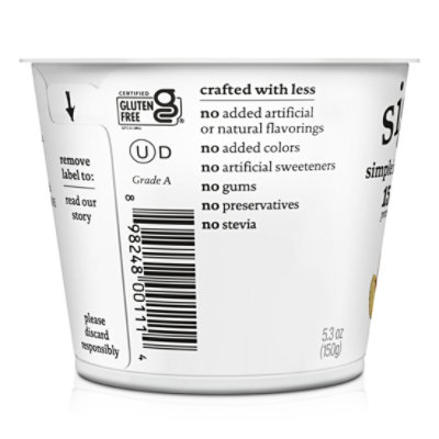 siggi's Peach Icelandic Skyr Nonfat Yogurt - 5.3 Oz - Image 4