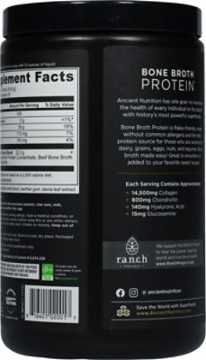 Ancient Nutrition Bone Broth Vanilla Protein - 15.7 Oz - Image 5