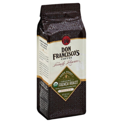 Don Franciscos Coffee Coffee Organic Ground Bold Roast French Roast - 10 Oz