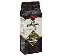 Don Franciscos Coffee Coffee Organic Ground Bold Roast French Roast - 10 Oz
