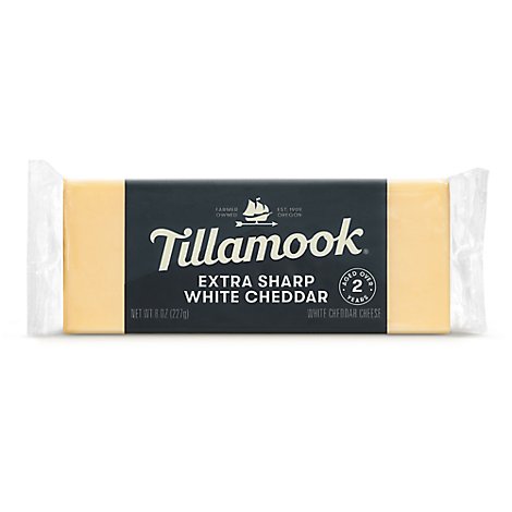 Tillamook Extra Sharp White Cheddar Cheese - 8 Oz