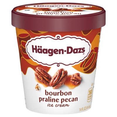 Haagen-Dazs Ice Cream Bourbon Praline Pecan - 14 Fl. Oz. - Image 2