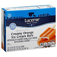 Signature SELECT/Lucerne Ice Cream Bars Creamy Orange - 12-2.5 Fl. Oz. - Image 1