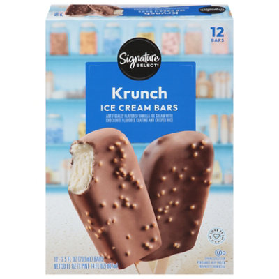 Signature SELECT Ice Cream Bars Krunch - 12-2.5 Fl. Oz. - Image 3