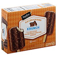 Signature SELECT Ice Cream Bars Krunch - 12-2.5 Fl. Oz. - Image 1