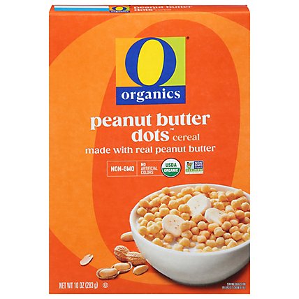 O Organics Organic Cereal Sweetened Peanut Butter Flavored Peanut Butter Dots - 10 Oz - Image 2