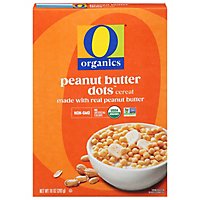 O Organics Organic Cereal Sweetened Peanut Butter Flavored Peanut Butter Dots - 10 Oz - Image 1