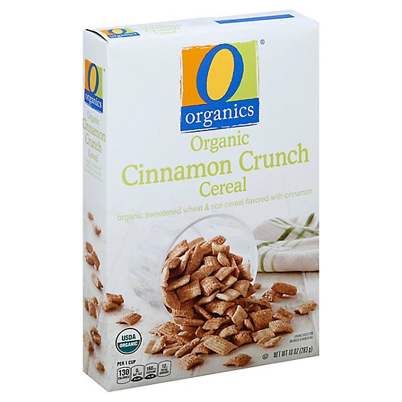 O Organics Organic Cereal Cinnamon Crunch - 10 Oz