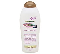 OGX Extra Creamy Plus Coconut Miracle Oil Ultra Moisture Body Wash - 19.5 Fl. Oz.