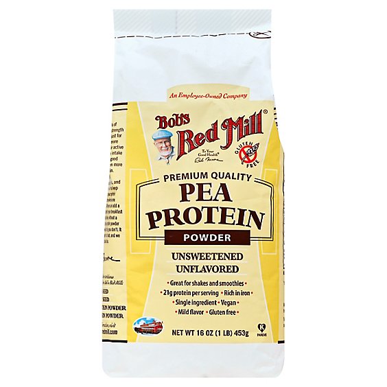 Bobs Red Mill Protein Powder Pea Unsweetened Unflavored - 16 Oz