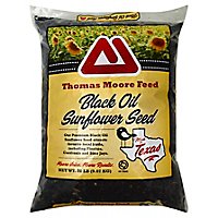 Thomas Moore Feed Sunflower Seed Black Oil Bag - 20 Lb - Image 1