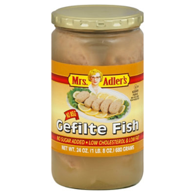 Mrs Fish Gefilte No Sugar - 24 Oz - Image 1