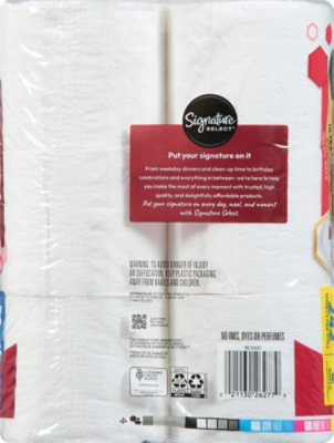 Signature SELECT Ultra Premium Our Strongest Mega Roll Bathroom Tissue 2 Ply - 6 Count - Image 4