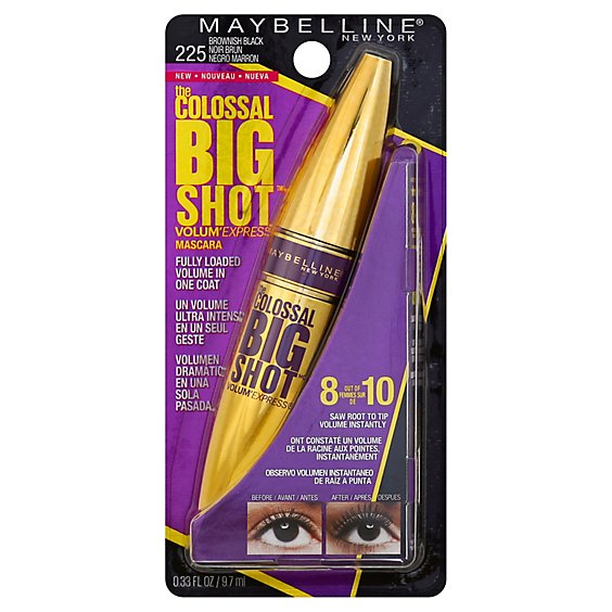 Maybelline The Colossal Big Shot Volum Express Mascara Brownish Black 225 - 0.33 Oz