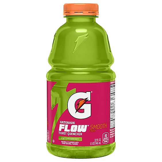 Gatorade Flow Thirst Quencher Smooth Finish Kiwi Strawberry - 32 Fl. Oz.
